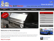 Tablet Screenshot of grilldoctorflorida.com